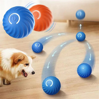Jouet coule électronique intelligent pour animaux de compagnie, boule mobile, mouvement automatique USB, rebondissant pour chiot, cadeau d'anniversaire, produits pour chat 1
